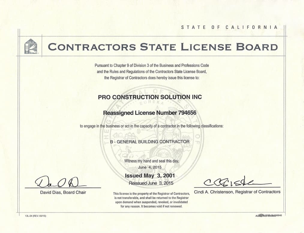 Pro Construction Solution license